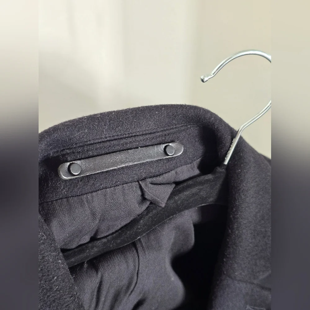 Allsaints Black Wool Coat - Picture 6 of 15